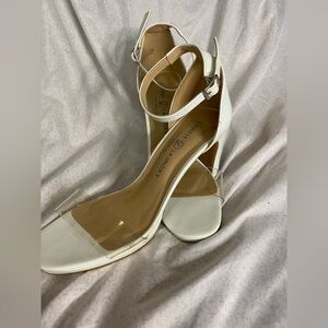 Chinese Laundry white high heels